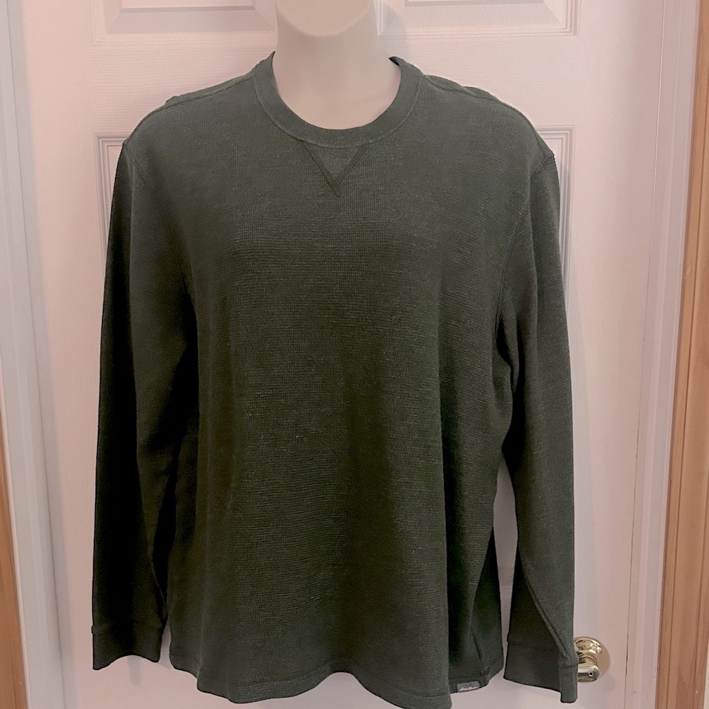Eddie Bauer Forest Green Crewneck